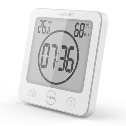 Digitalt vægur med termometer hygrometer