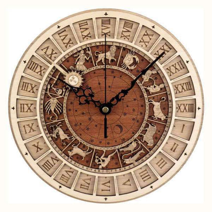 Astrologi vægur i træ med stjernetegn