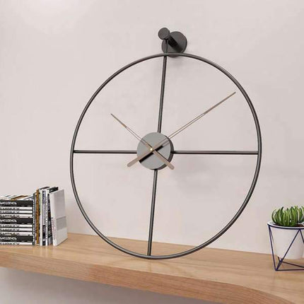 Stort elegant minimalistisk vægur