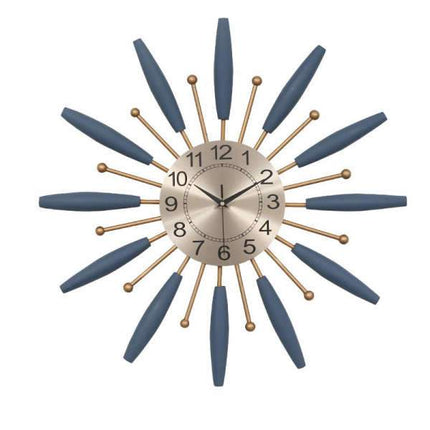 Moderne vægur med solstråle design