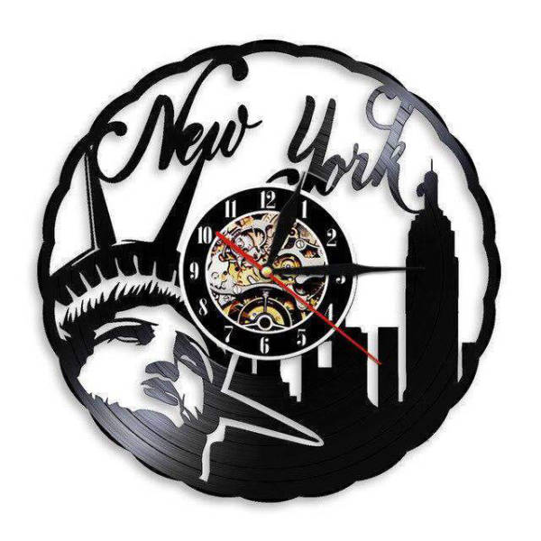 New York vægur af vinylplade