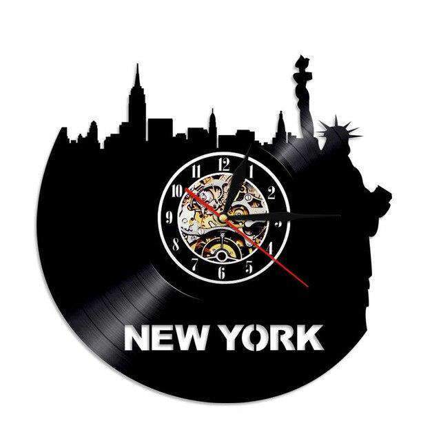New York City vinylplade vægur