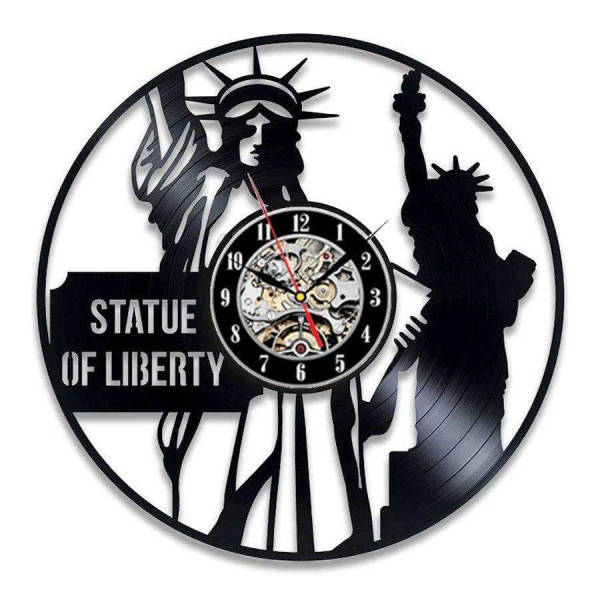 Frihedsgudinden New York vinyl vægur