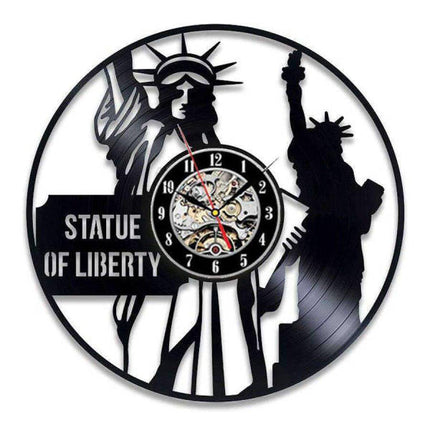 Frihedsgudinden New York vinyl vægur