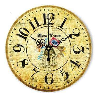 Industrielt vintage New York vægur