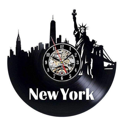 New York vinyl vægur Frihedsgudinden