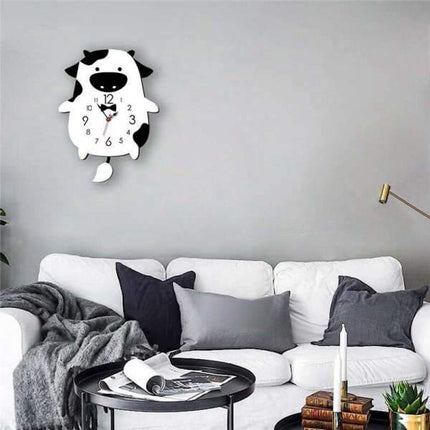 Sød ko vægur med pendul hale