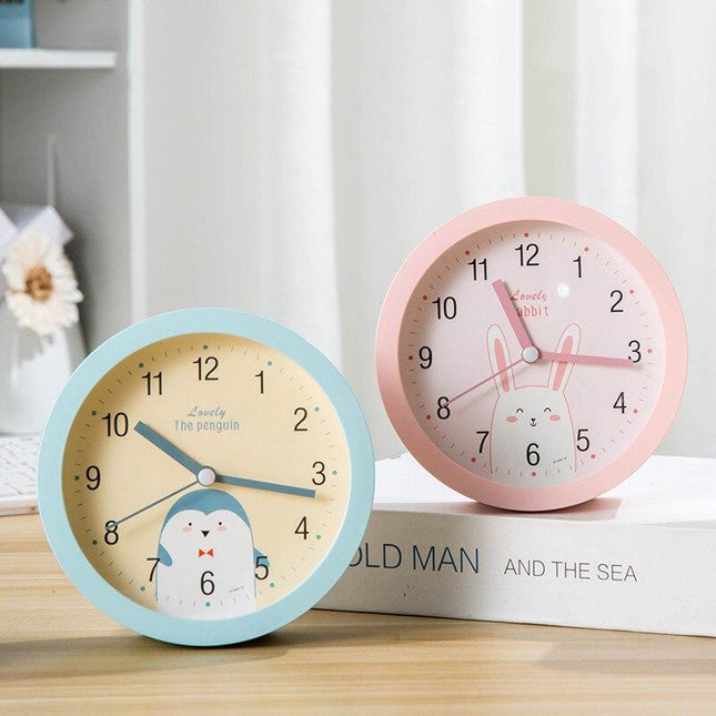 Analogt vækkeur til børneværelset med bjørn