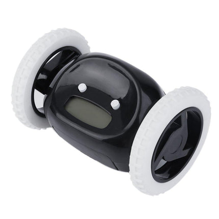 Rullende vækkeur der kører væk